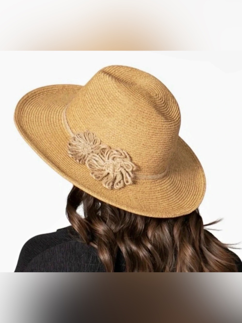 San Diego Hat Co. ‘Naturally Sweet’ Fedora Straw Hat; NWOT, Sz. O/S